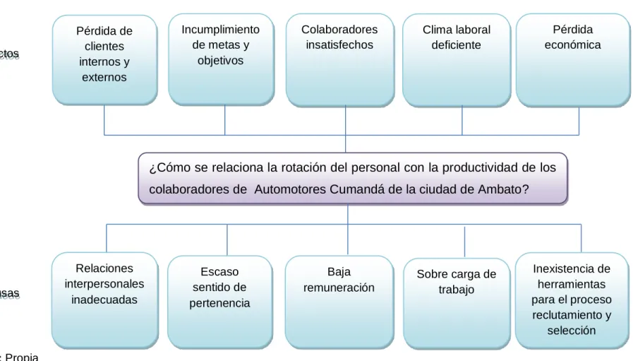 Gráfico N°1.  Árbol de problemas 