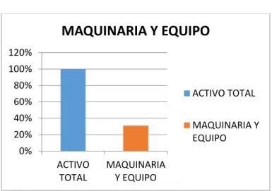TABLA N° 20: Maquinaria y equipo 