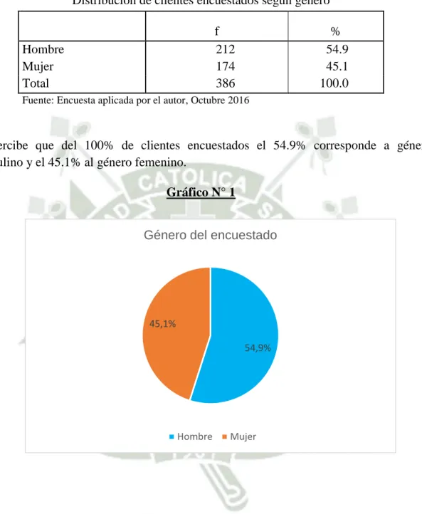 Gráfico N° 1 