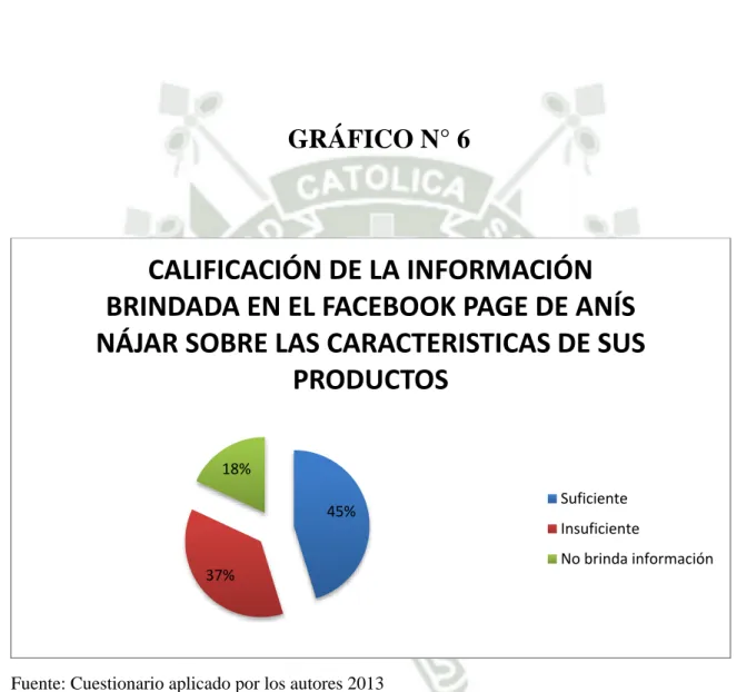 GRÁFICO N° 6 