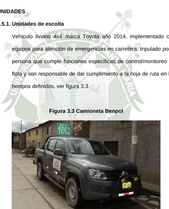 Figura 3.3 Camioneta Benpol 