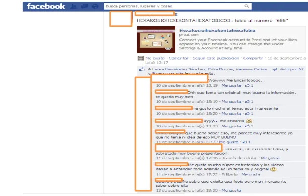 Figura 21. Pantallazo de publicación en Facebook. 