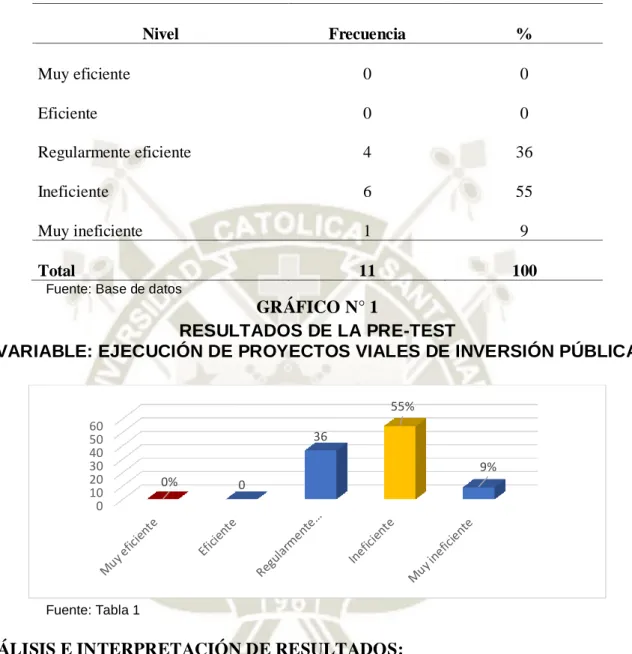 GRÁFICO N° 1 