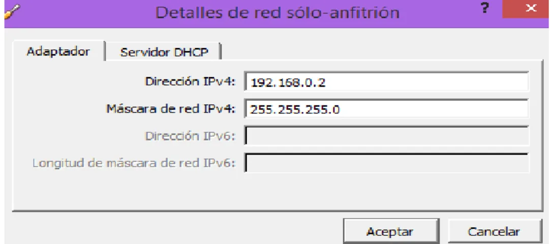 Figura  28.  Dirección  IP  otorgada  a  la  interfaz  Ethernet  del  cliente  solicitando  el  servicio de video 