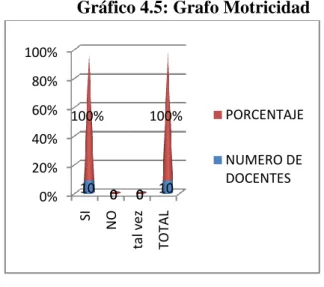 Gráfico 4.5: Grafo Motricidad 