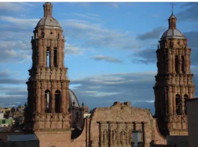 Ilustración 8. México. Zacatecas. Catedral. Torres. (Foto FV) 