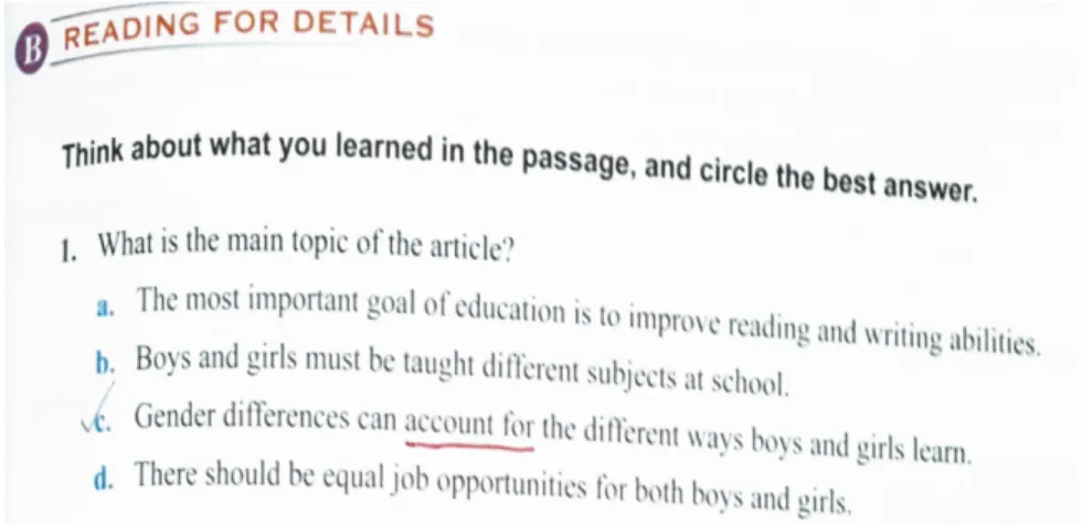 Figure 1: A Sample Shot of Inference Activity