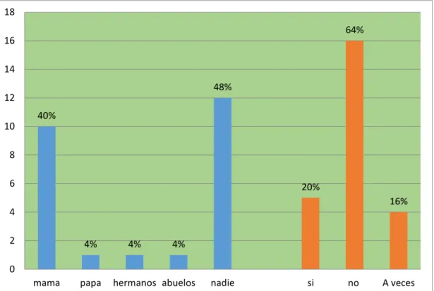 Gráfico Nº 9 Ayuda de tareas en casa y fuera de ella 
