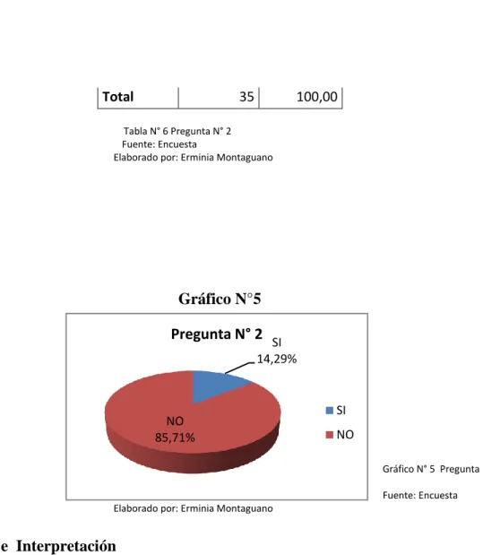 Gráfico N°5 