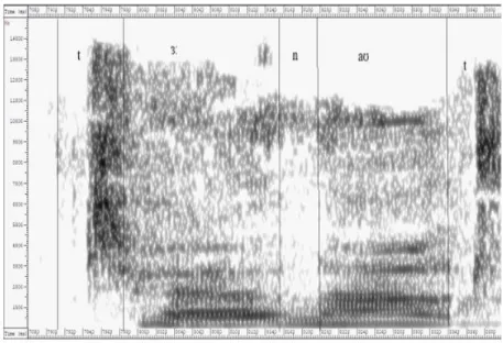 Figure	7:	Spectrogram	of	«turnout»	 	