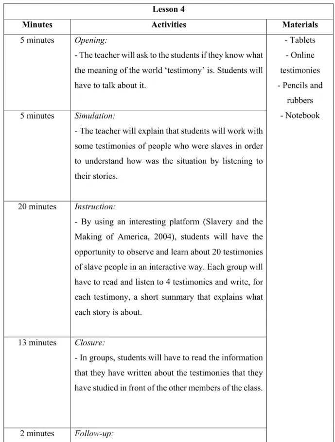 Table		9	-	Lesson	4	