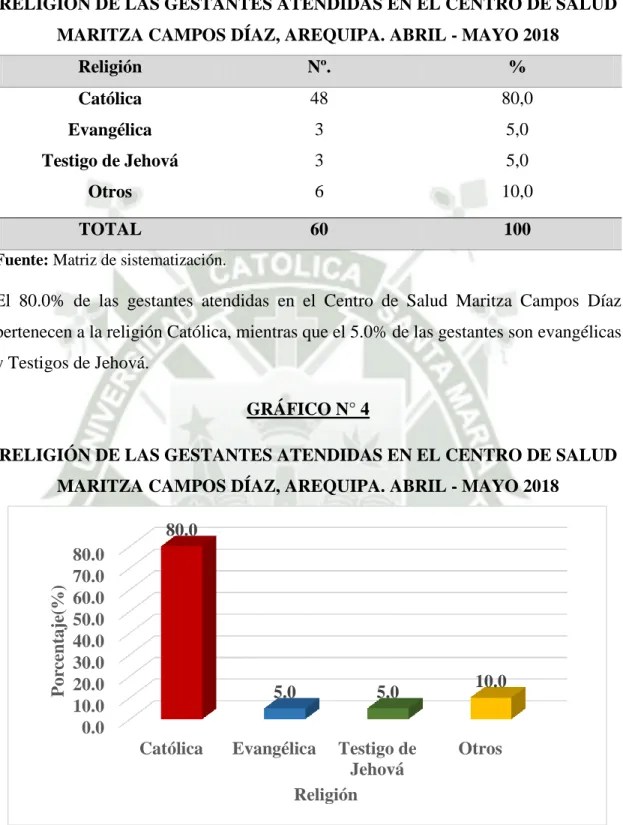 GRÁFICO N° 4 