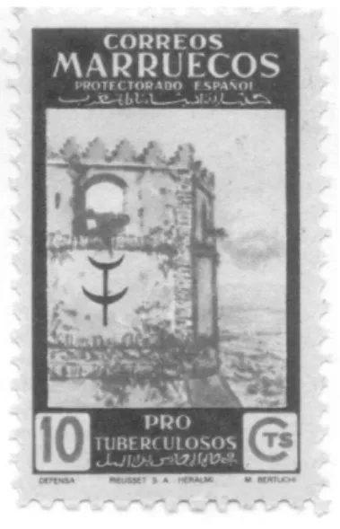 Fig. 8. Torre poligonada de las murallas de Tetuán