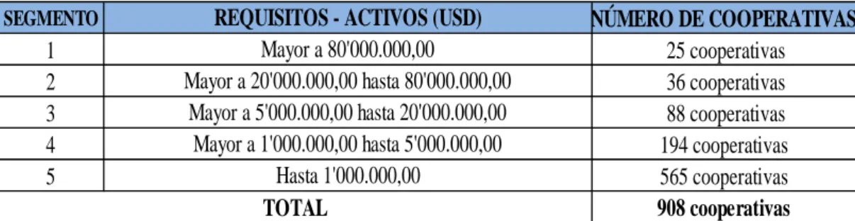 TABLA 1.1 COOPERATIVAS 