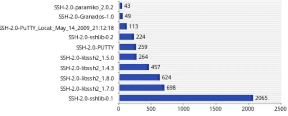 Figura 4. Top 10 de clientes ssh