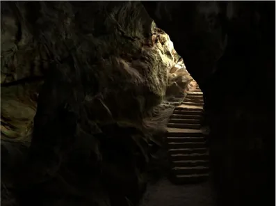 Ilustración 6. Imagen de la recreación virtual fiel a la cueva real. 