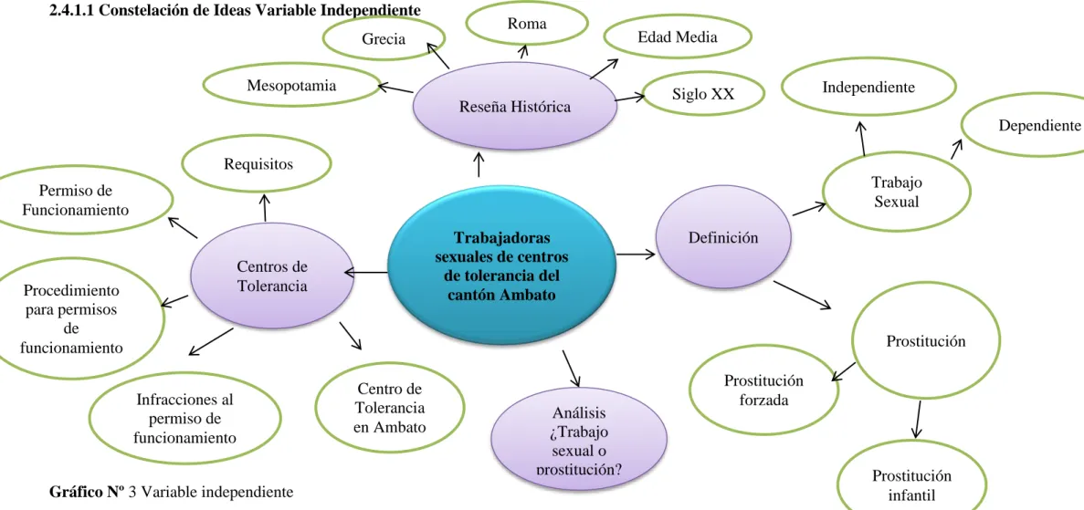 Gráfico Nº 3 Variable independiente 