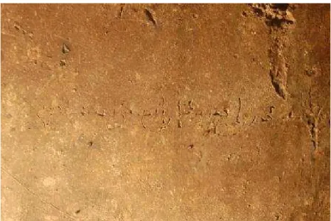 Fig. 4: Detalle del grafito nº 3. 