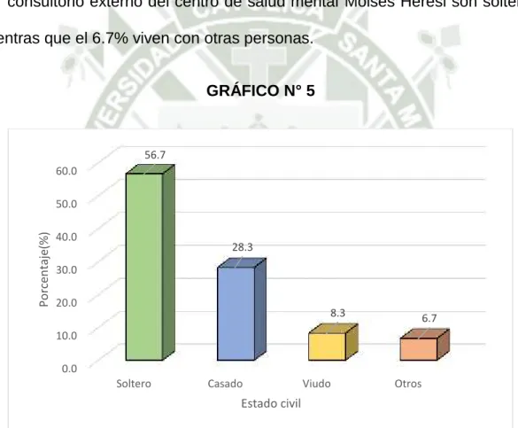 GRÁFICO N° 5 0.010.020.030.040.050.060.0