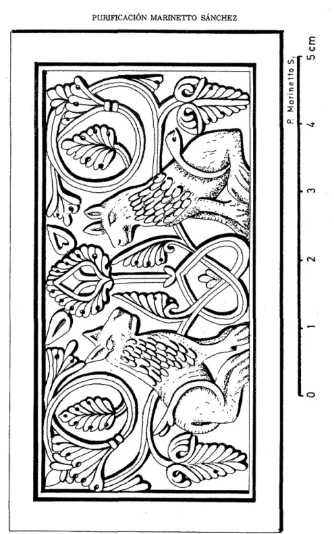 Fig.  6.-Plaquita procedente de la arqueta de las bienaventuranzas. Museo Arqueológico  Nacio~ 
