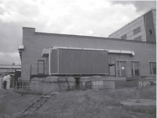 Figure 2. Biofilter at the premises of Moscow Water Works.
