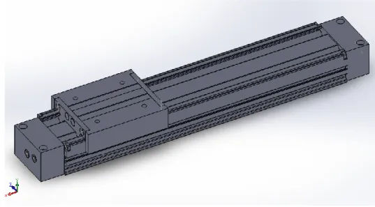 Figura 23. Actuador MY1C25G – 200 descargado para Solid Works®. 