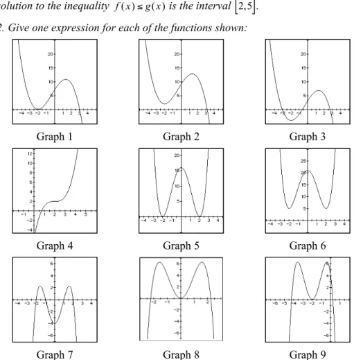 Figure 1. Problems selected for the study (adapted from Gómez and Mesa, 1995,  pp. 93, 102-103) 