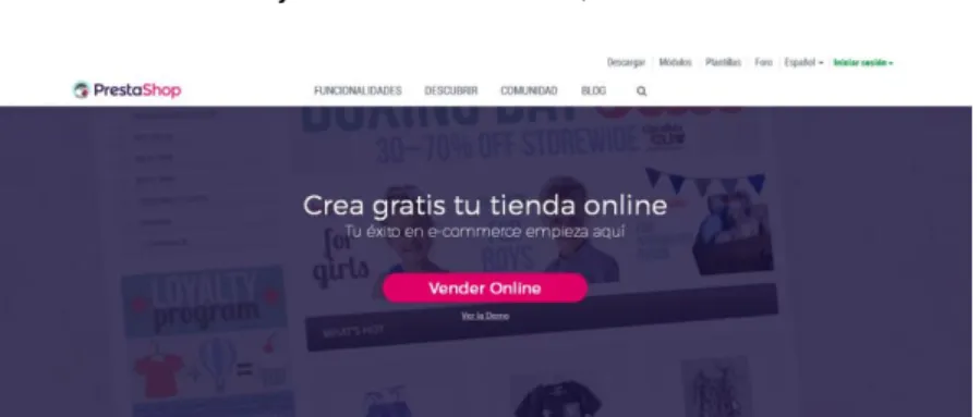 FIGURA 6. PrestaShop  Fuente: https://www.prestashop.com/es