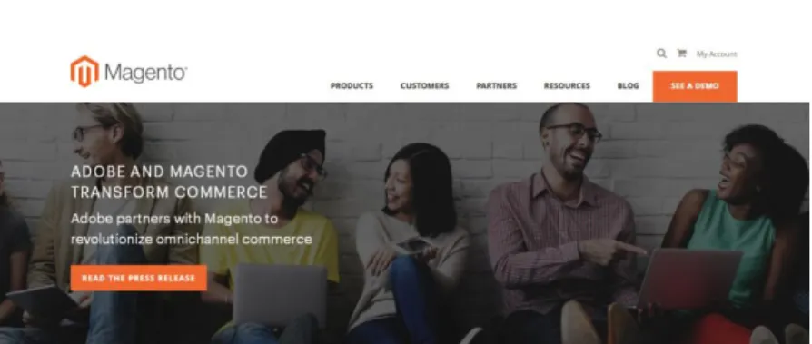 FIGURA 10. Magento  Fuente: https://magento.com/