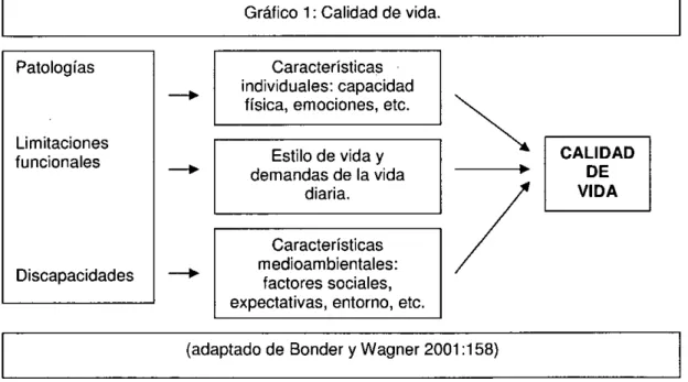 Gráfico  1:  Calidad de vida.