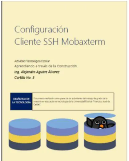Figura 6 Cartilla No. 3. Configuración Cliente SSH Mobaxterm 