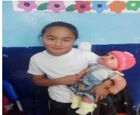 Fig. 10:  Camila y su objeto transicional 