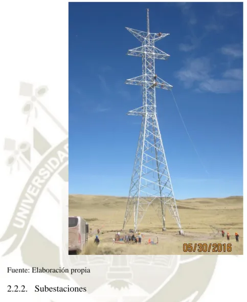 Figura 9: Montaje de torre Proyecto Machicpicchu 