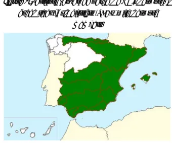 Figure 1: Territorial coverage of the ODMA’s network. In  green river basin districts (RBDs) with network 
