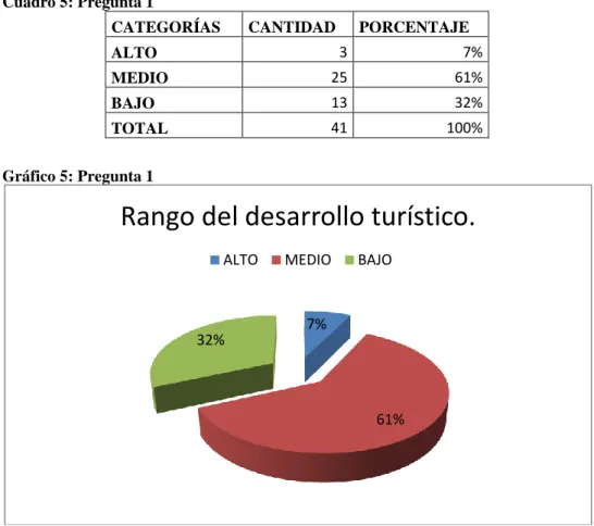 Cuadro 5: Pregunta 1  