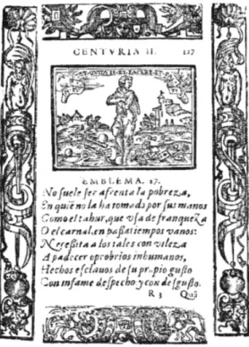 Fig. 7.    C ovarrubias , S.,  Emblemas morales, Madrid, Luis Sánchez, 1610, II Centuria,  emblema 27.