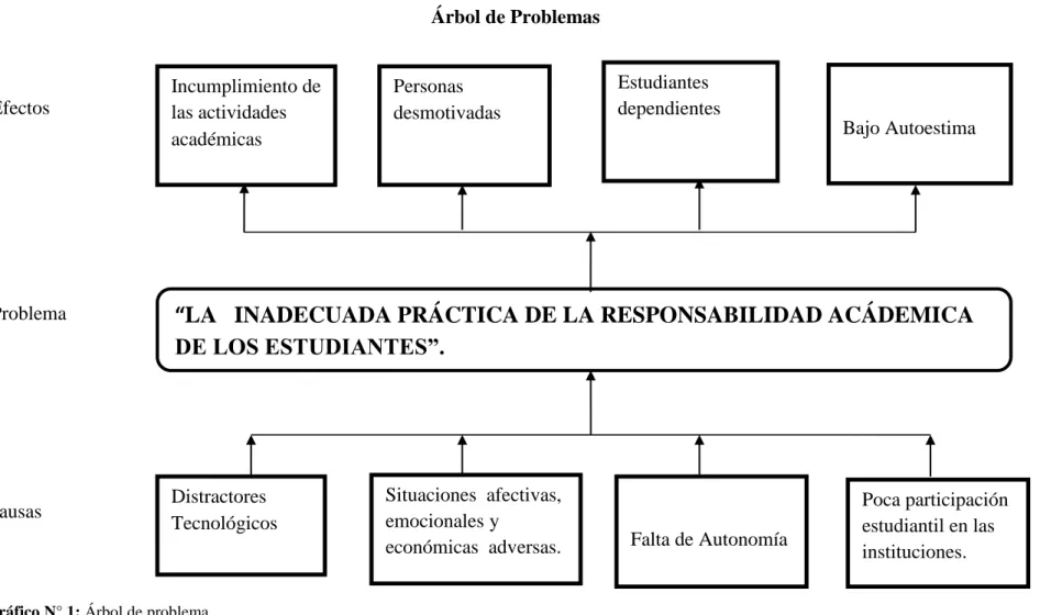 Gráfico  N° 1: Árbol de problema 