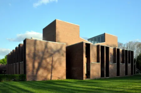 Fig. 01. Louis I. Kahn. Primera  Iglesia Unitaria. Rochester (NY,  EEUU), 1959/62.