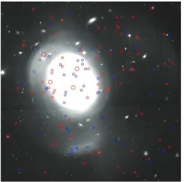 Fig. 10.—Luminosity function of clusters in AM 0139655 in the I band.