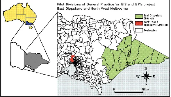 Fig. 1. Pilot Divisions of General Practice.   