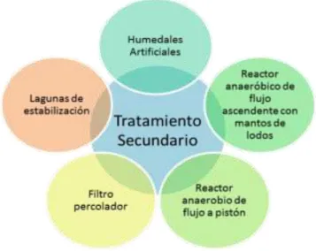 Figura 2. Tipos de tratamiento secundario. Córdoba y Numpaque, 2016 