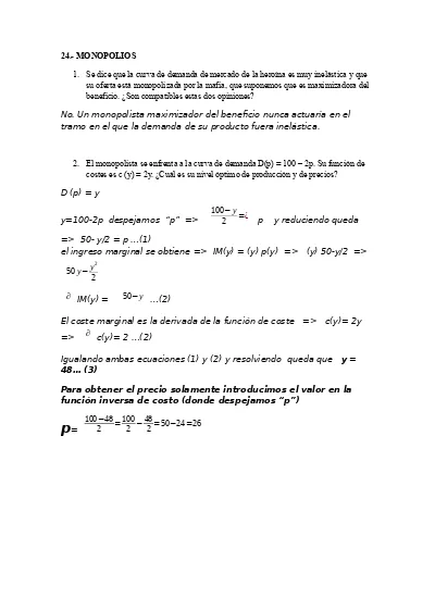 Microeconomía Intermedia, Un Enfoque Actual Ejercicios