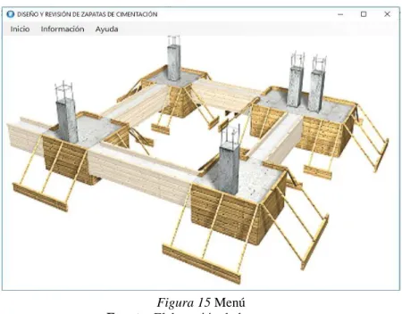 Figura 15 Menú 