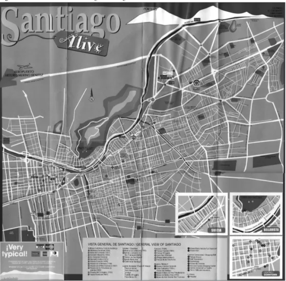 Figura 1. Plano turístico de Santiago “Santiago Alive”.