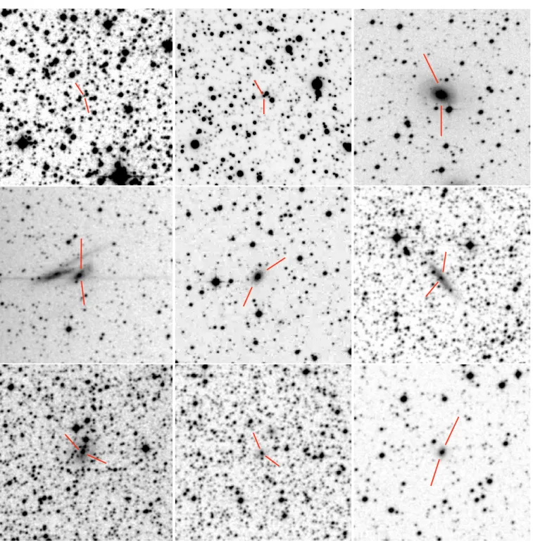 Fig. 3. As Fig. 1, but for the fields of IGR J14331 −6112, IGR J14471−6414, IGR J14561−3738, IC 4518a, IGR J15161−3827, IGR J15539−6142, IGR J16024 −6107, IGR J16056−6110 and IGR J16385−2057