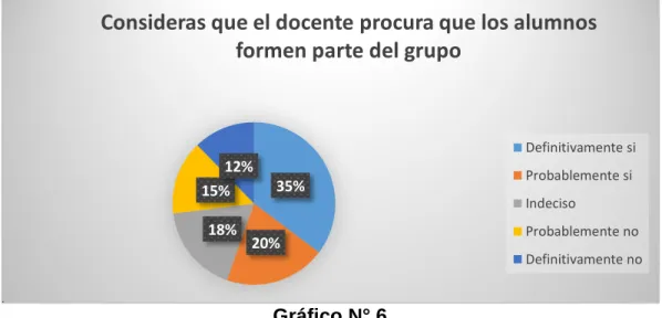 Gráfico N° 6 