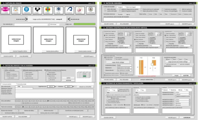 Figure 4. Screenshots of “infil-APP”. Previous Data. 