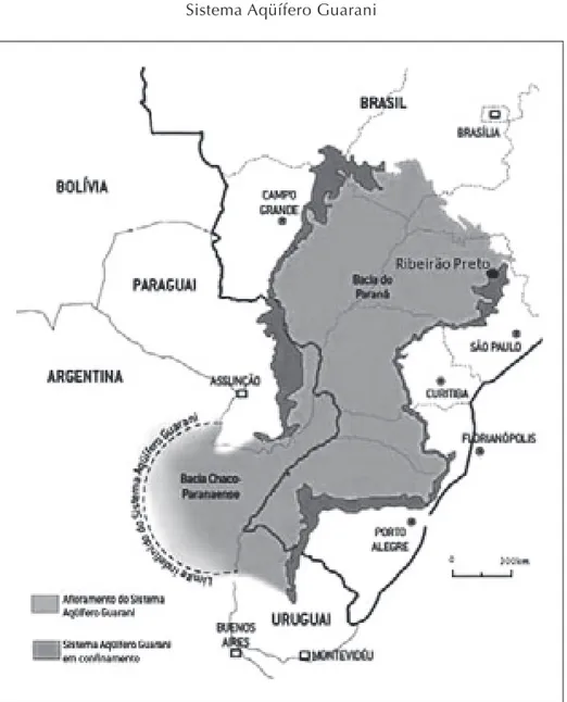 Figura Nº 1 Sistema Aqüífero Guarani
