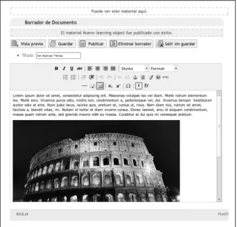 Figure 2.4 shows how the user views the editor, together with the metadata editor.