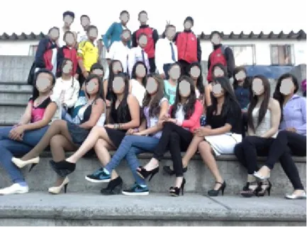 Figure 1: Ninth graders who participated in the research process. 